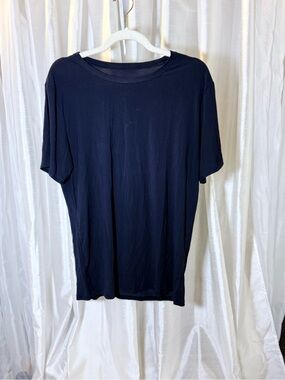 SKIMS Men's Short Sleeve Crew Tee in Dark Navy